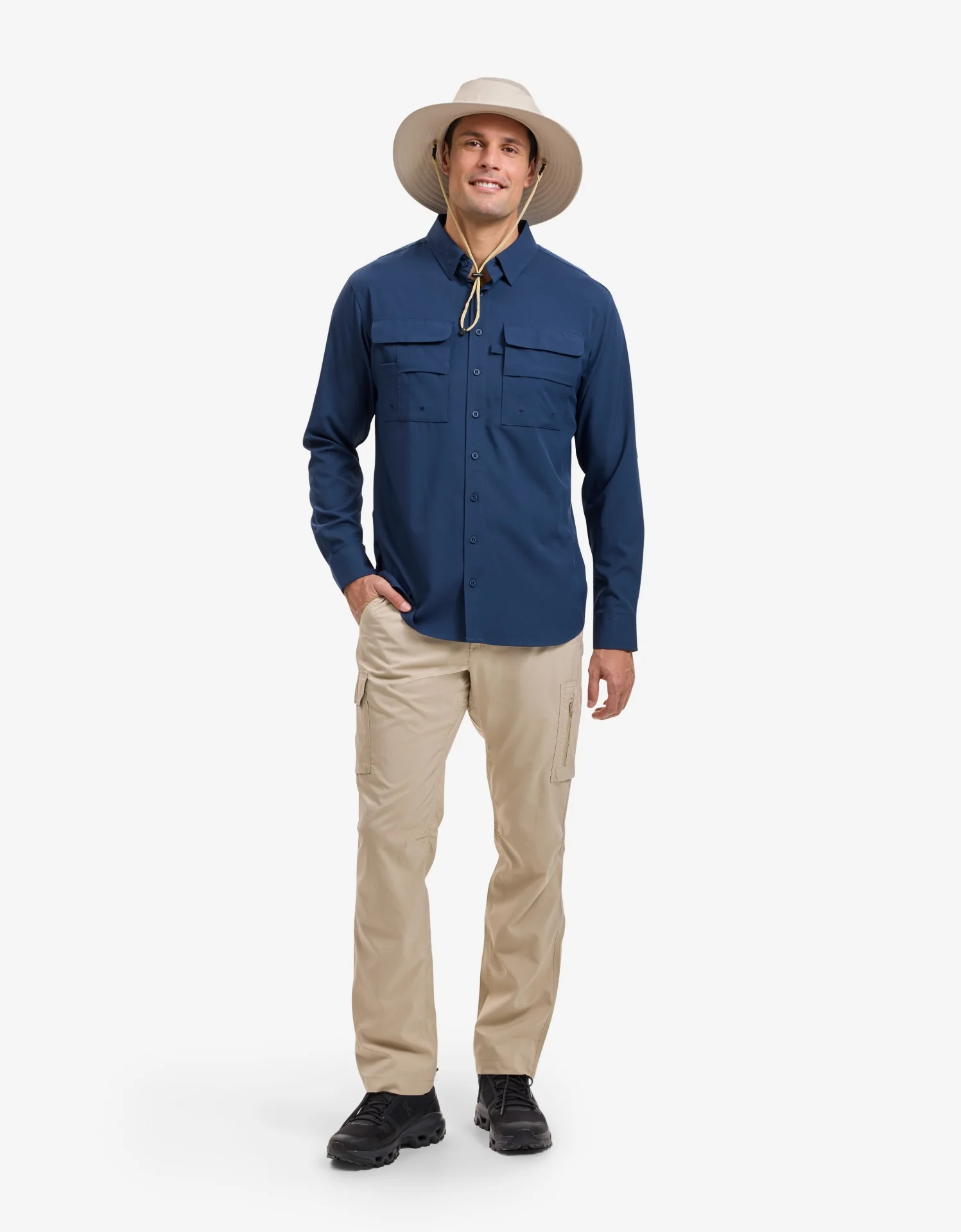Everyday Broad Brim Hat With Pocket UPF 50+ - Image 4