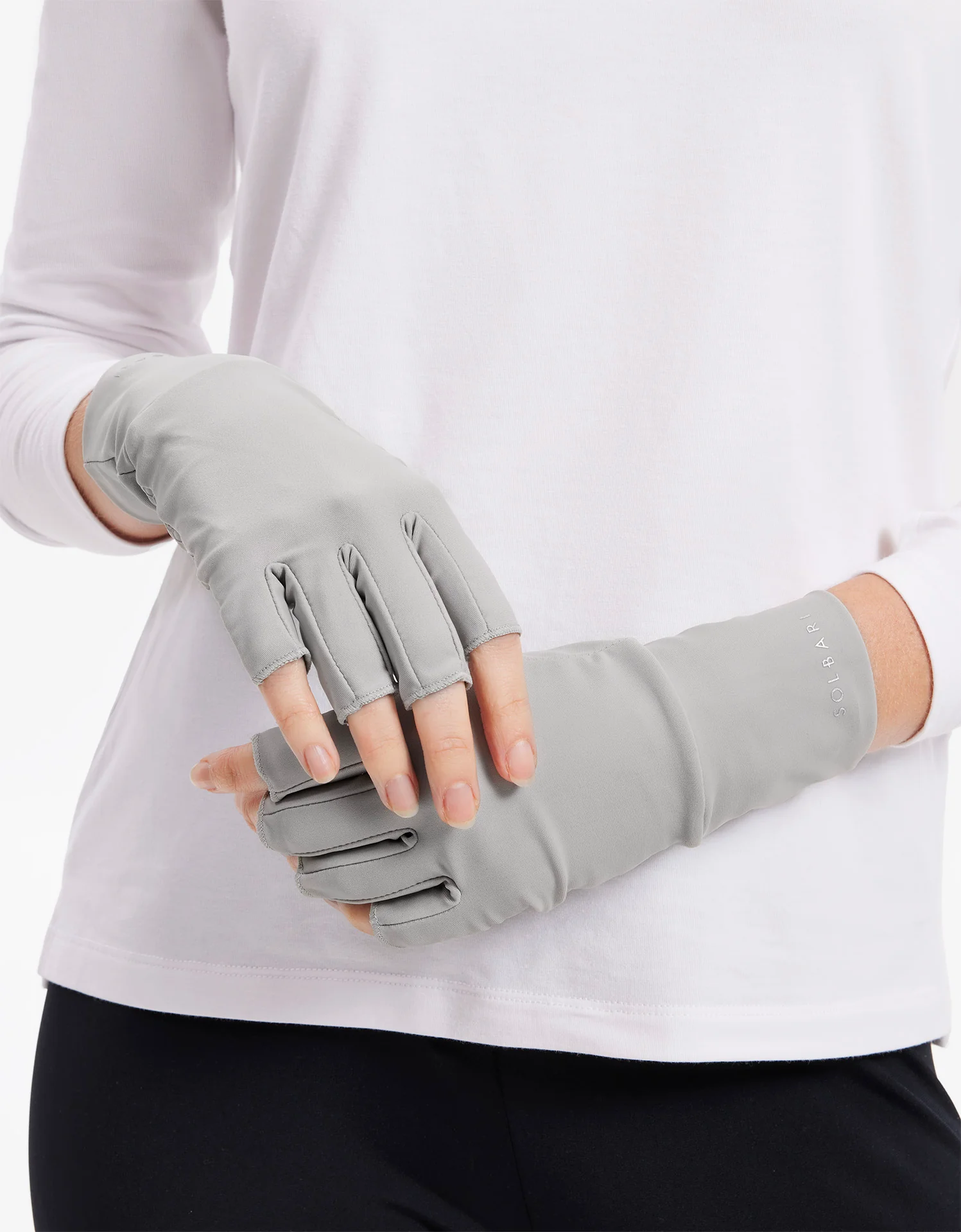 Fingerless Driving Gloves UPF 50+ Sun Protection - Image 8