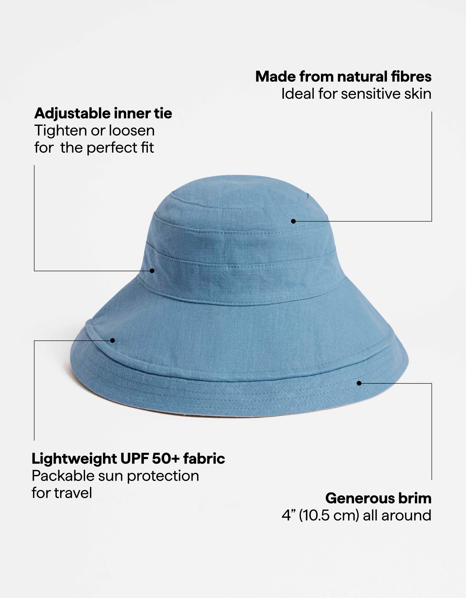 Holiday Sun Hat UPF 50+ - Image 3