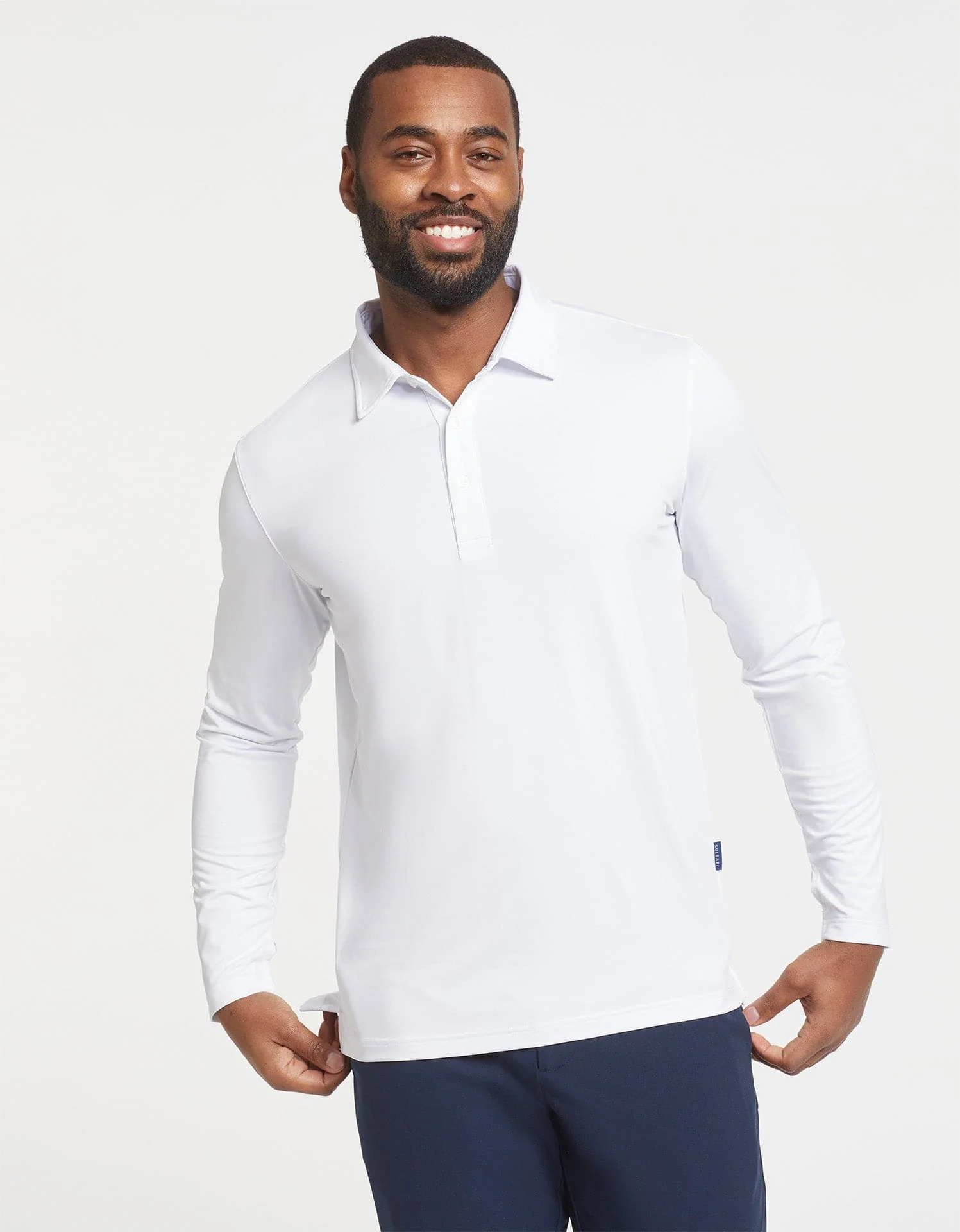 Long Sleeve Polo Shirt UPF 50+ - Image 4