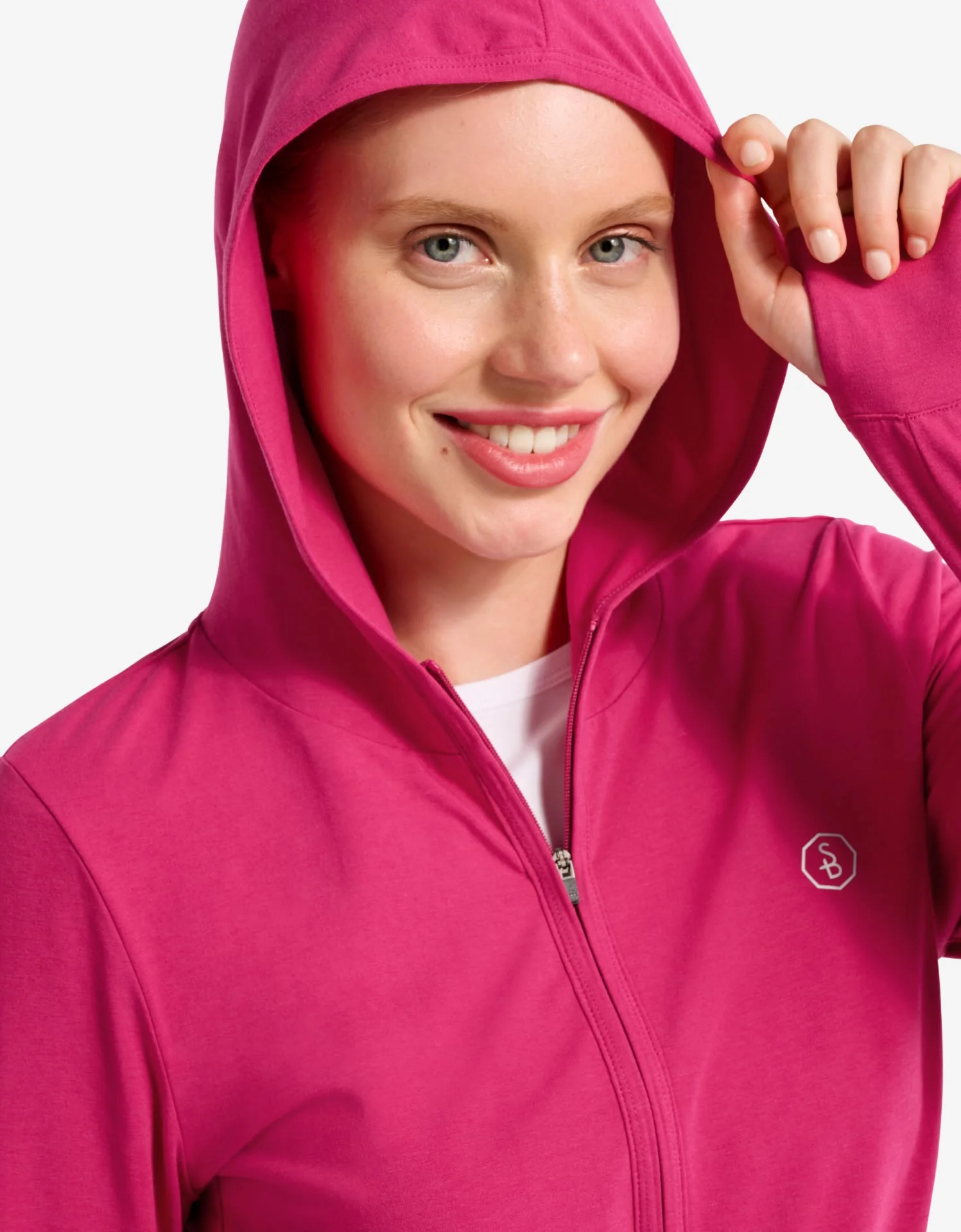 Luxe Hooded Full Zip Top UPF 50+ - Image 14