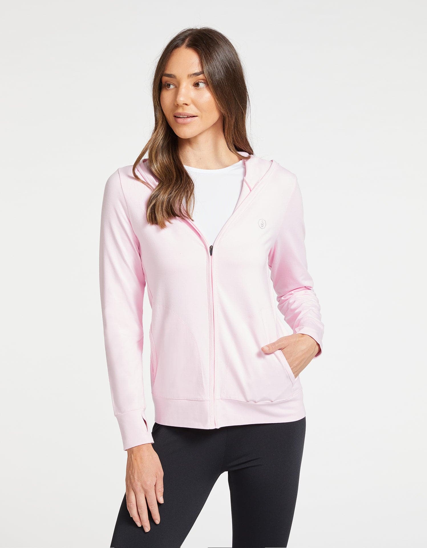 Luxe Hooded Full Zip Top UPF 50+ - Image 16