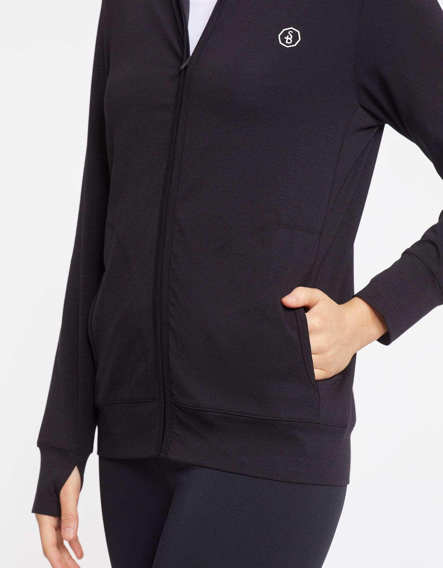 Luxe Hooded Full Zip Top UPF 50+ - Image 33