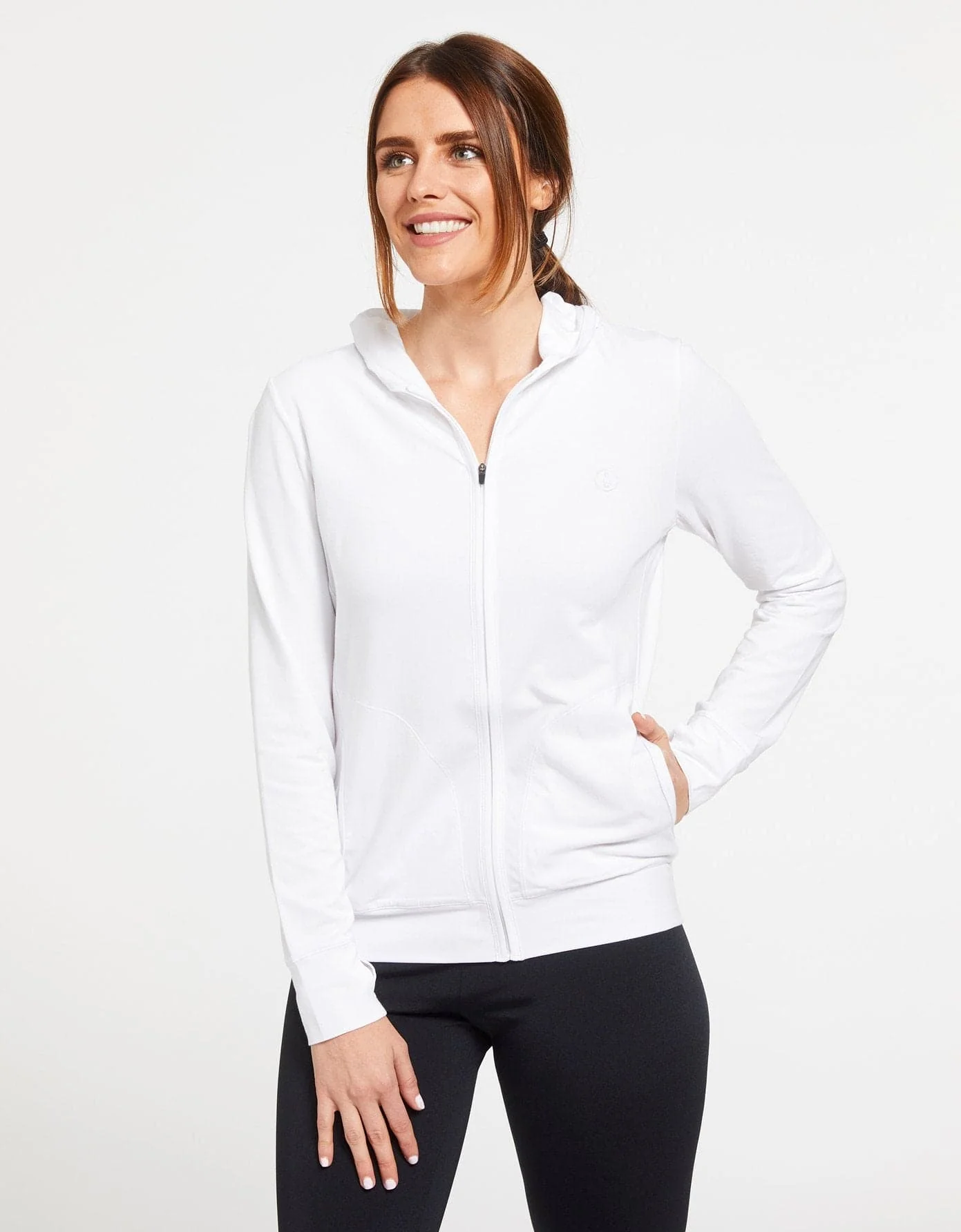 Luxe Hooded Full Zip Top UPF 50+ - Image 37