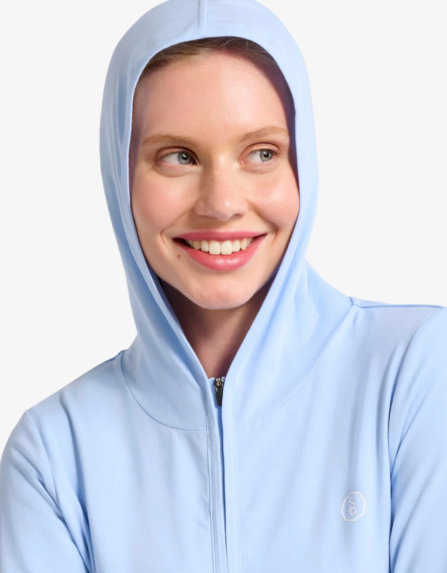 Luxe Hooded Full Zip Top UPF 50+ - Image 4