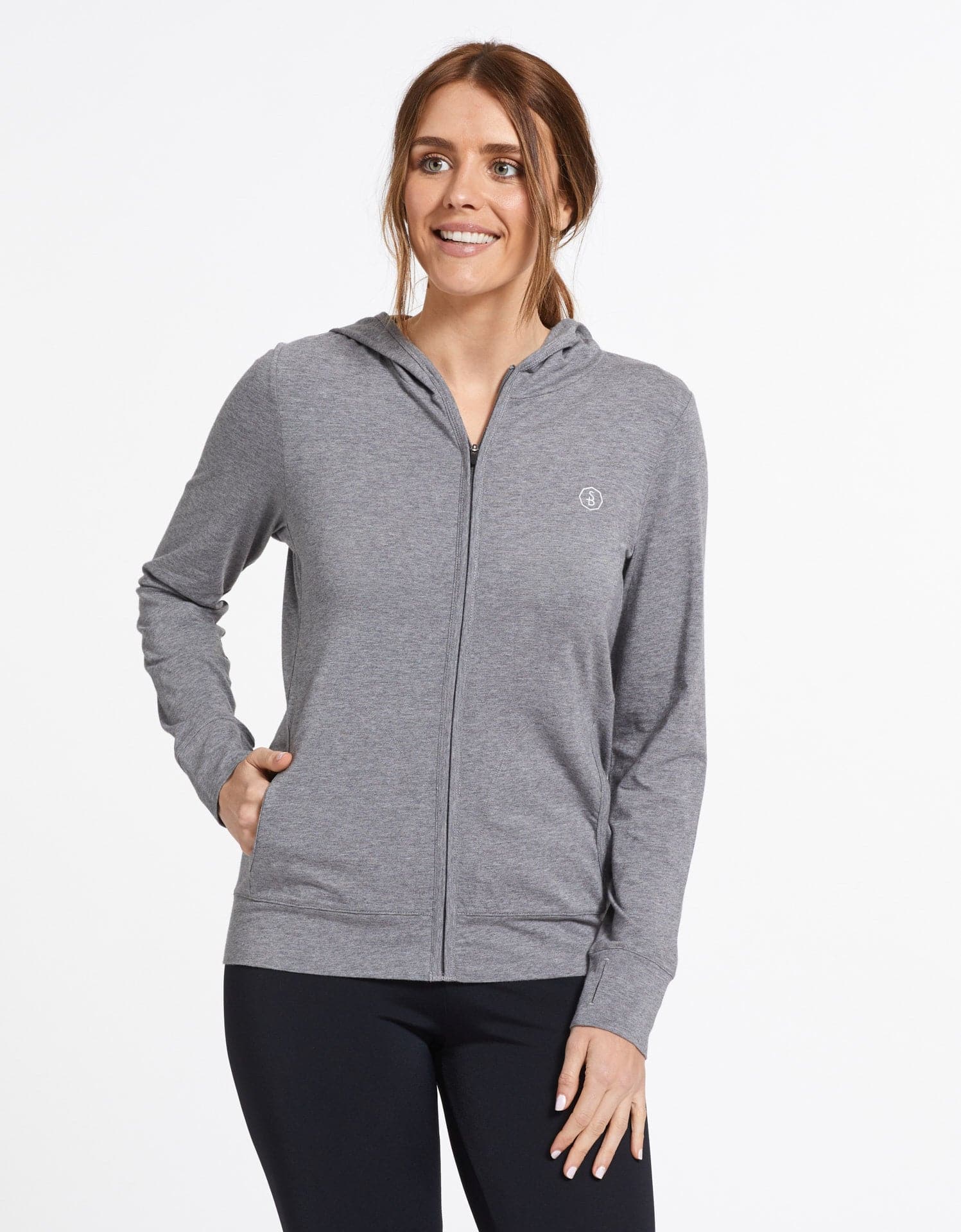 Luxe Hooded Full Zip Top UPF 50+ - Image 46
