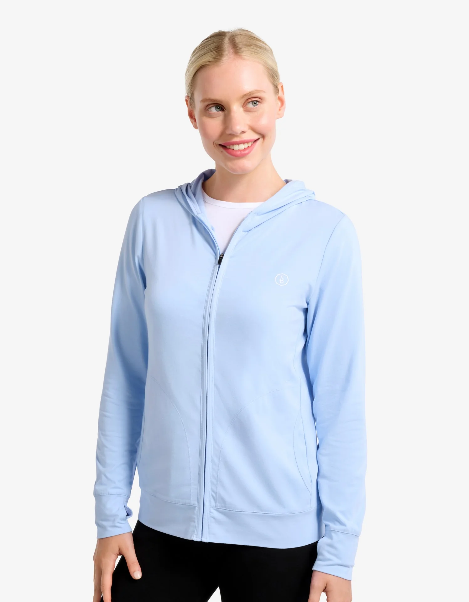 Luxe Hooded Full Zip Top UPF 50+ - Image 5