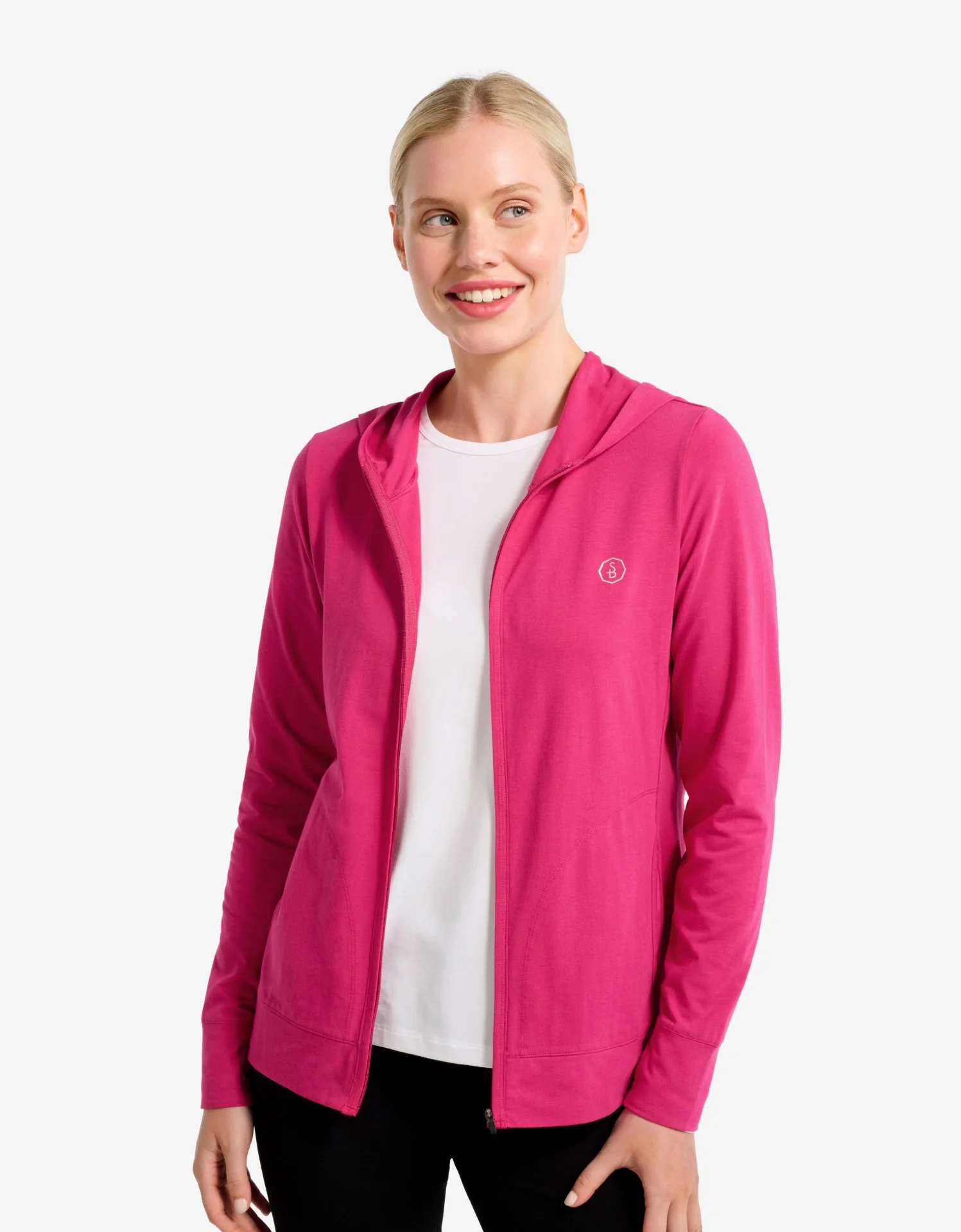 Luxe Hooded Full Zip Top UPF 50+ - Image 7