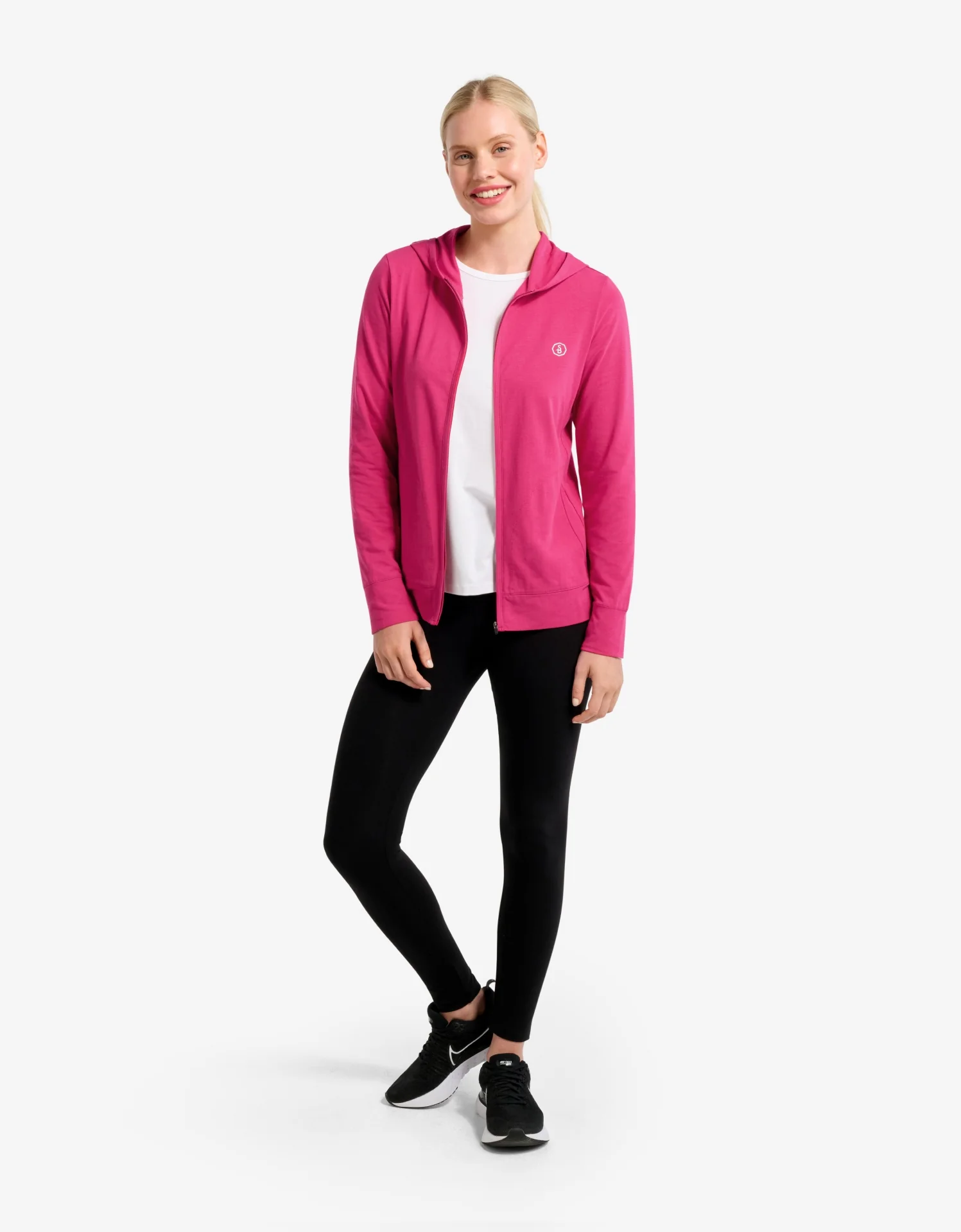 Luxe Hooded Full Zip Top UPF 50+ - Image 8