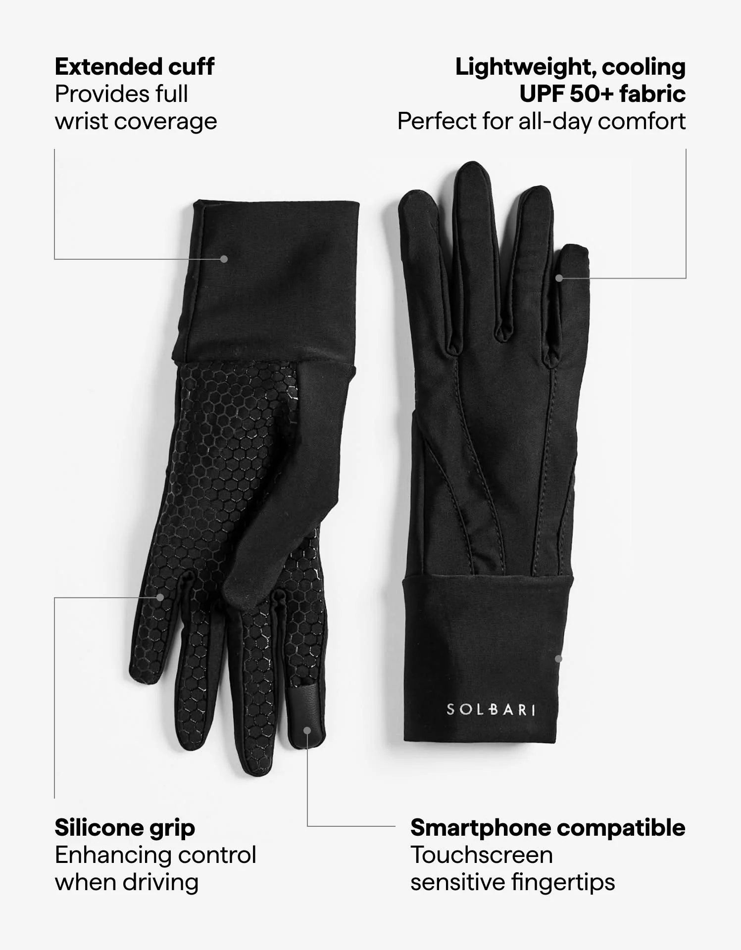 Driving Gloves UPF 50+ - Image 3