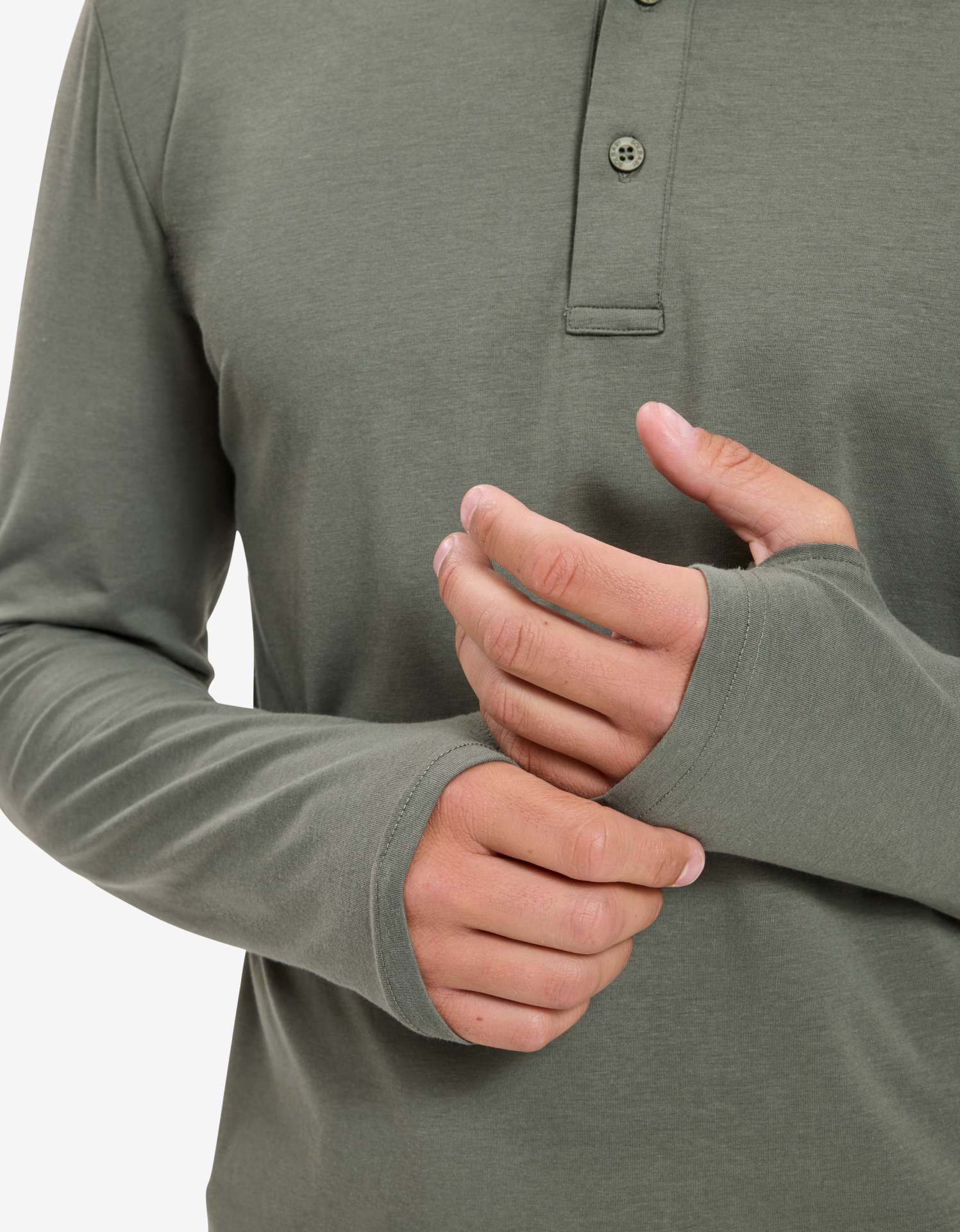 Long Sleeve Polo Shirt UPF 50+ - Image 17