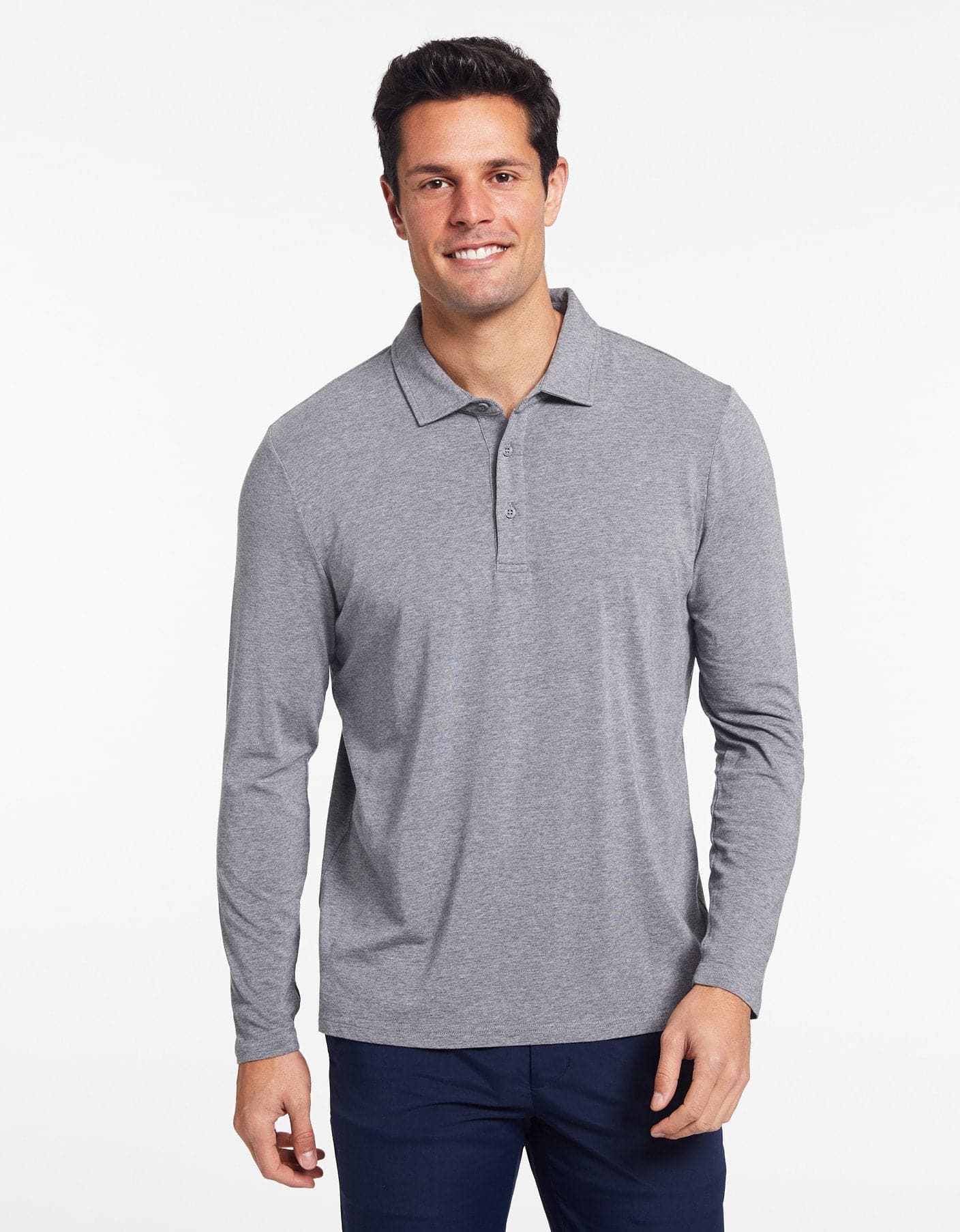 Long Sleeve Polo Shirt UPF 50+ - Image 26