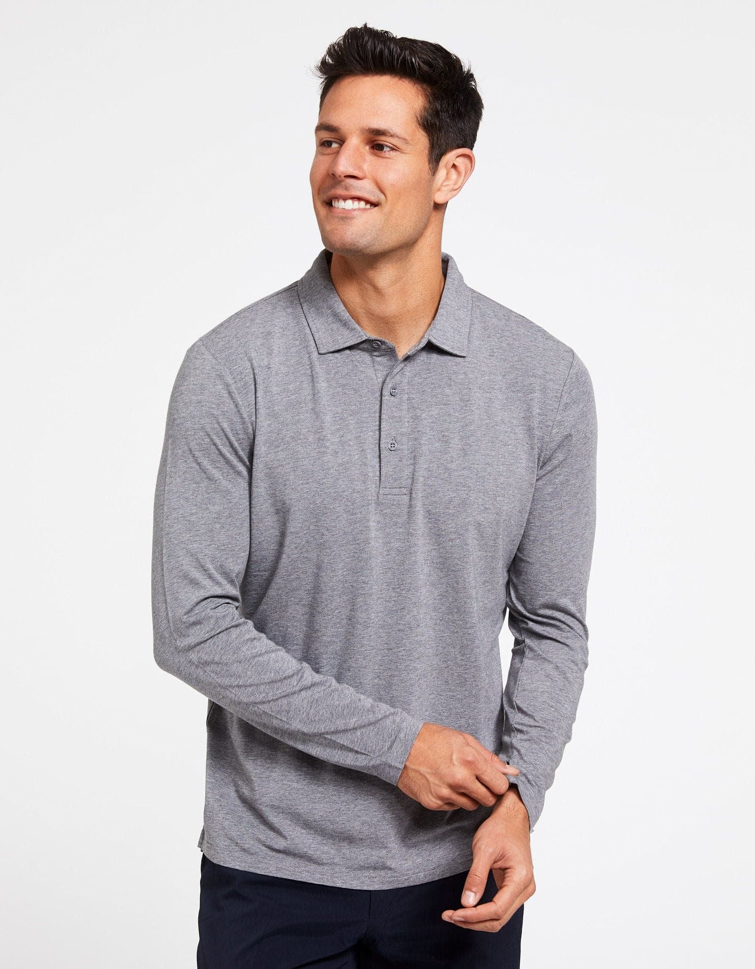 Long Sleeve Polo Shirt UPF 50+ - Image 29
