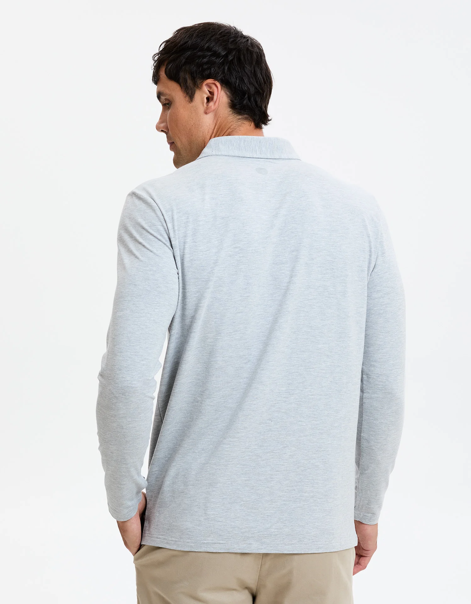 Long Sleeve Polo Shirt UPF 50+ - Image 36