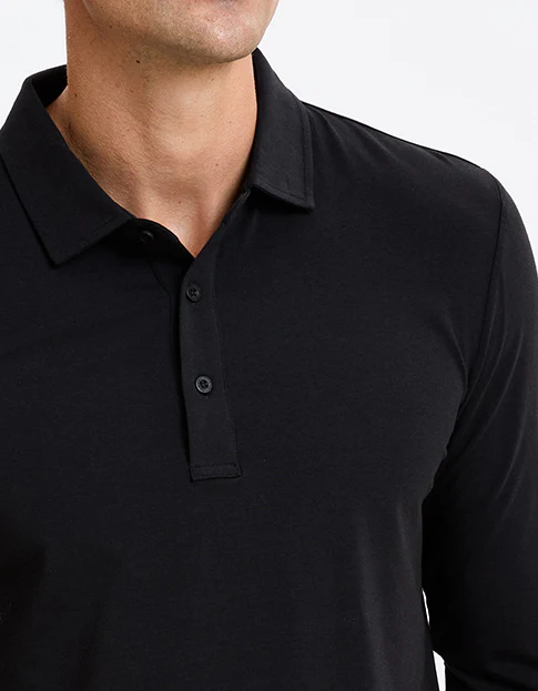 Long Sleeve Polo Shirt UPF 50+ - Image 45