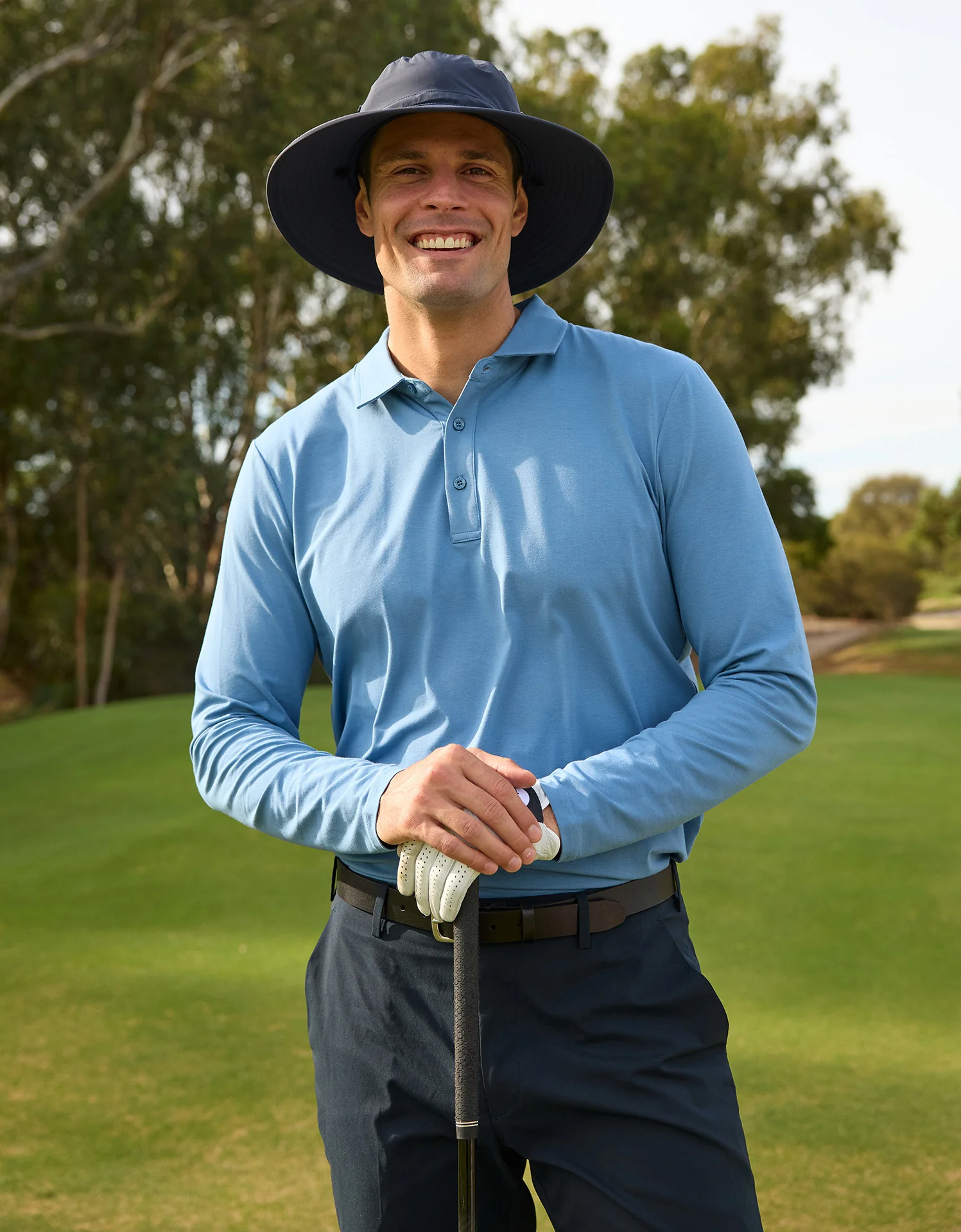 Long Sleeve Polo Shirt UPF 50+ - Image 50