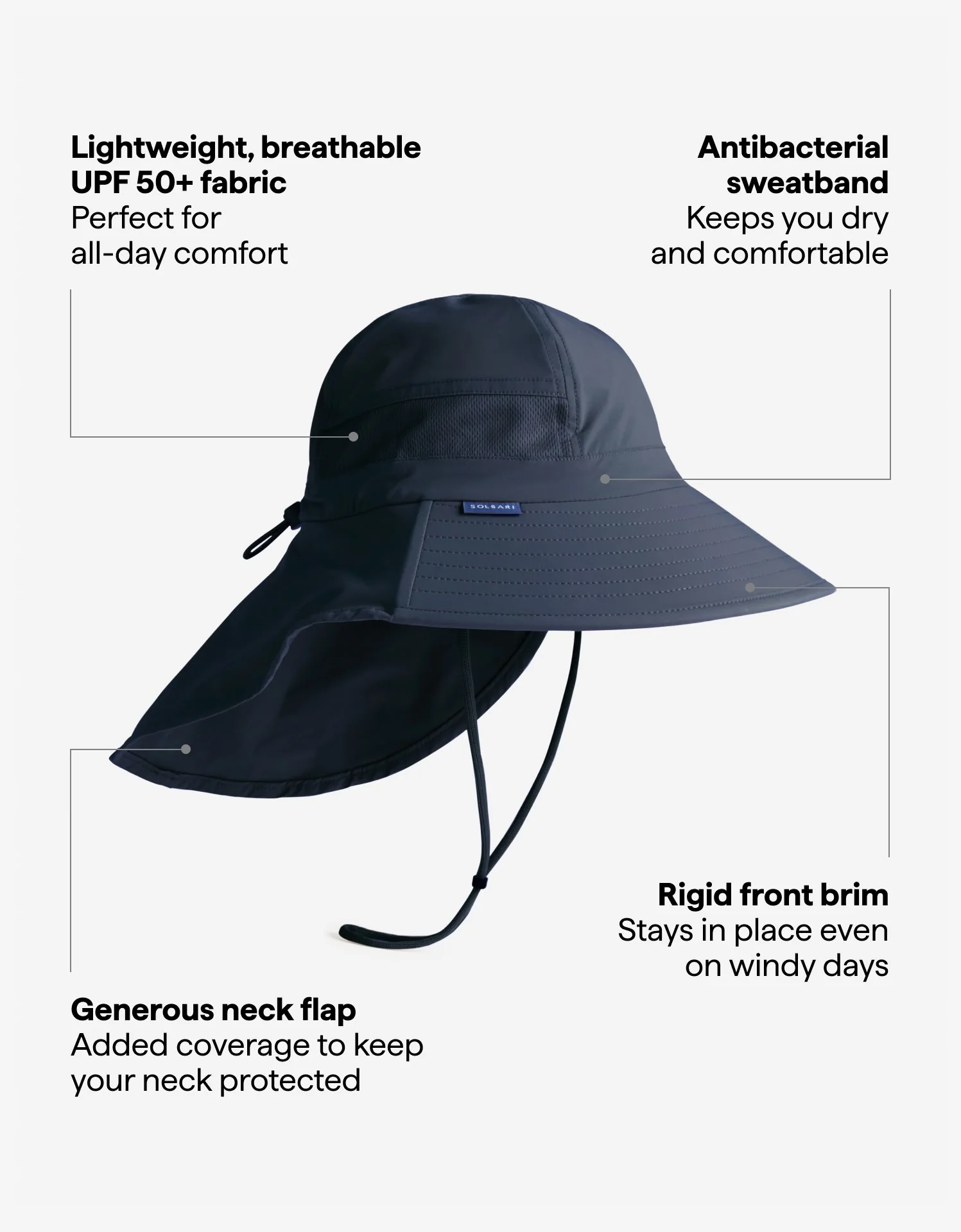 Trekker Sun Hat UPF 50+ - Image 14