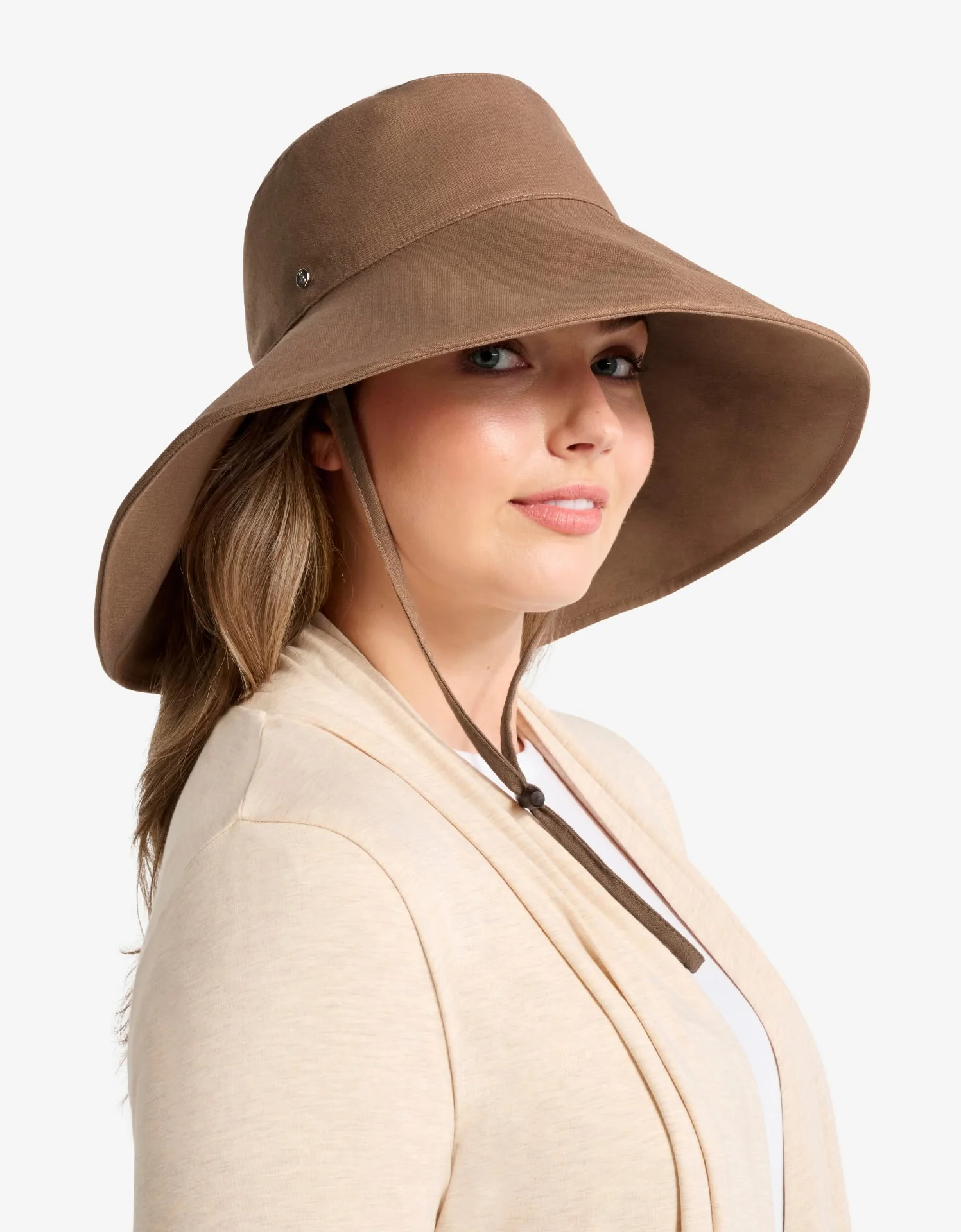 Ultra Wide Cotton Linen Hat UPF 50+ - Image 17