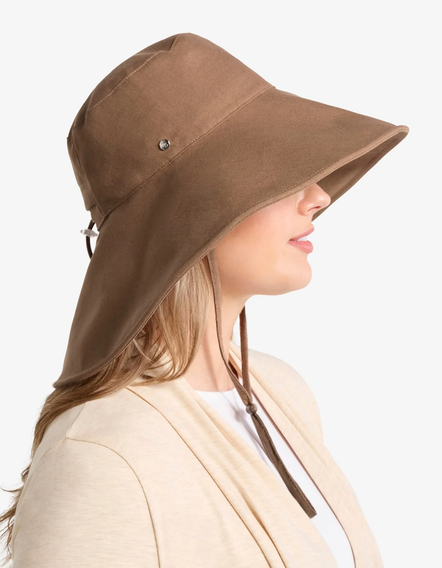Ultra Wide Cotton Linen Hat UPF 50+ - Image 22