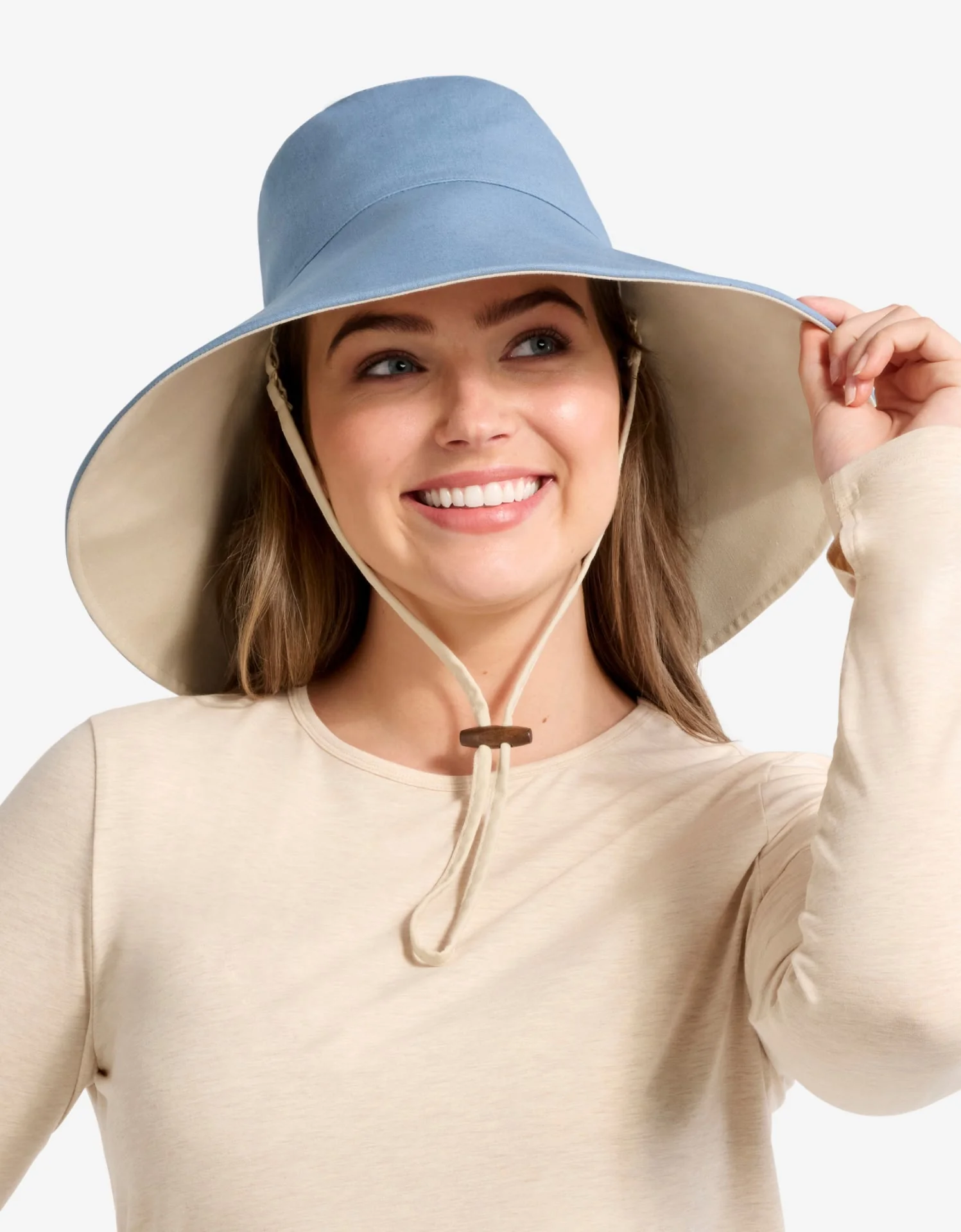 Ultra Wide Cotton Linen Hat UPF 50+ - Image 9