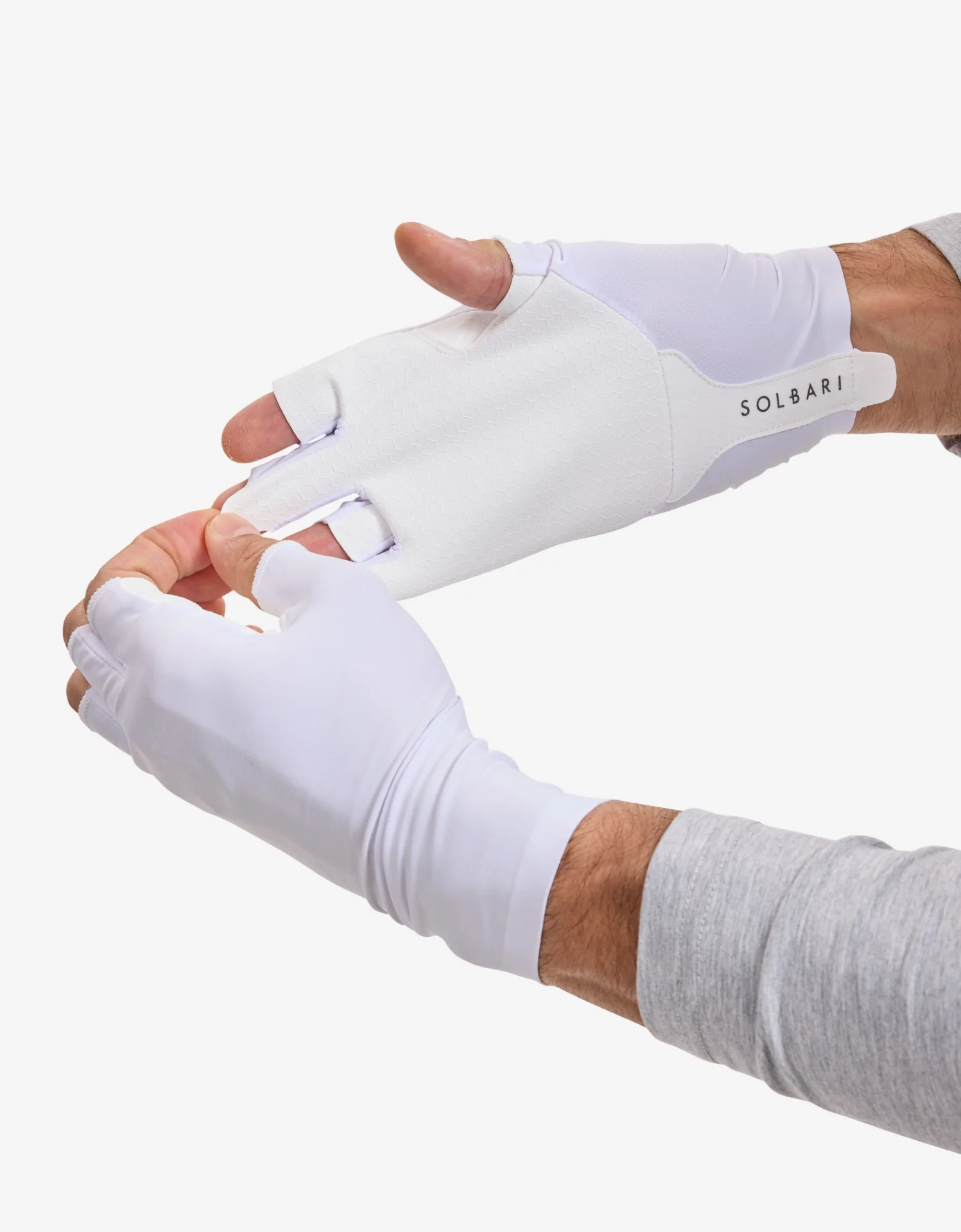 UV Fingerless Sun Gloves UPF 50+ - Image 3