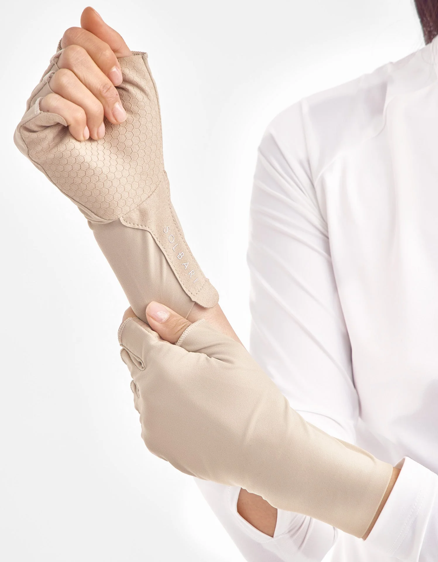 UV Fingerless Sun Gloves UPF 50+ - Image 5