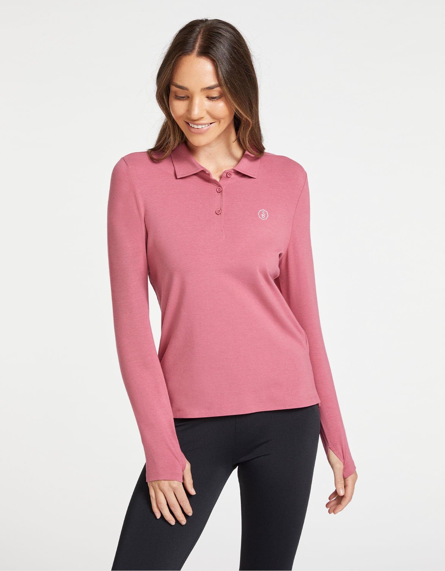 Long Sleeve Polo Shirt UPF 50+ - Image 13