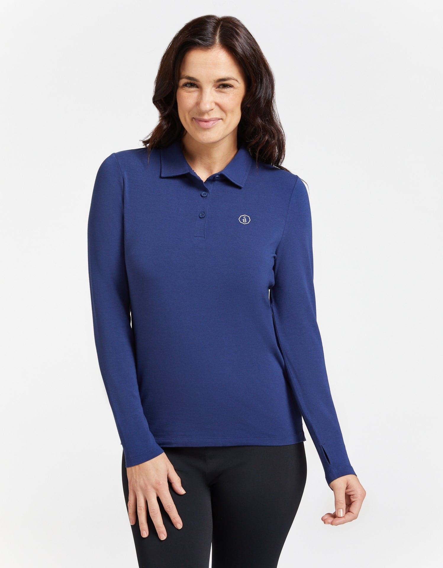 Long Sleeve Polo Shirt UPF 50+ - Image 29