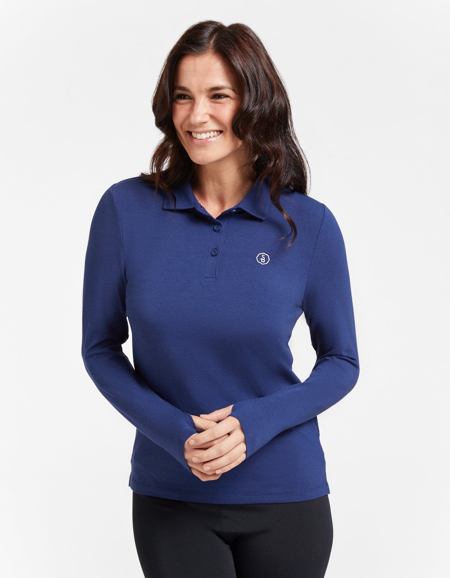 Long Sleeve Polo Shirt UPF 50+ - Image 30