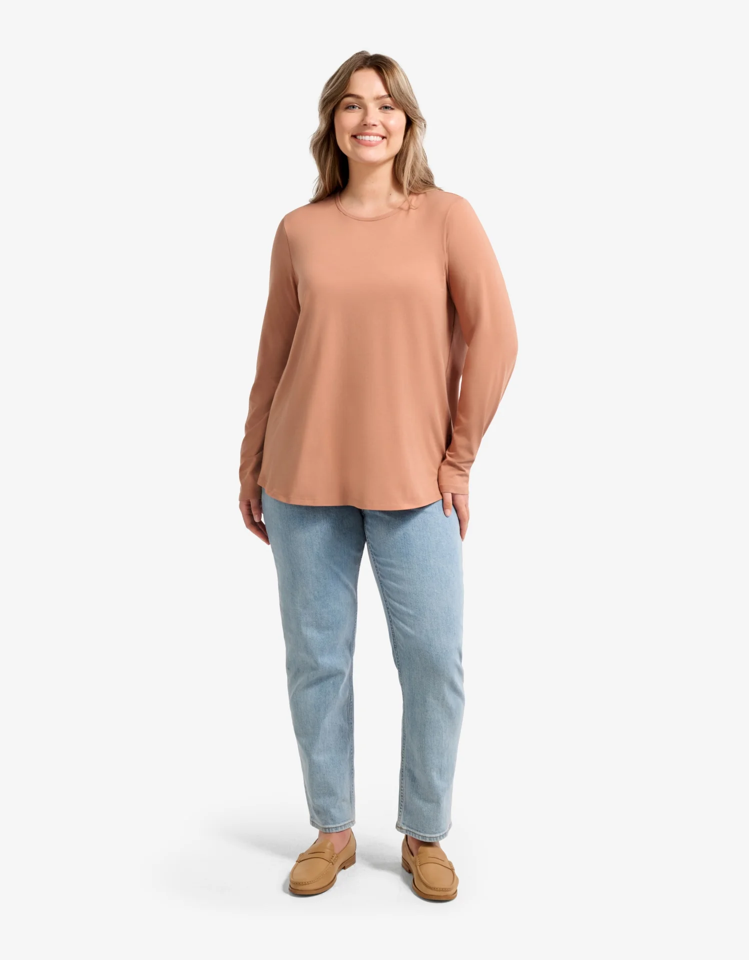 Loose Fit Long Sleeve Swing Top UPF 50+ - Image 17