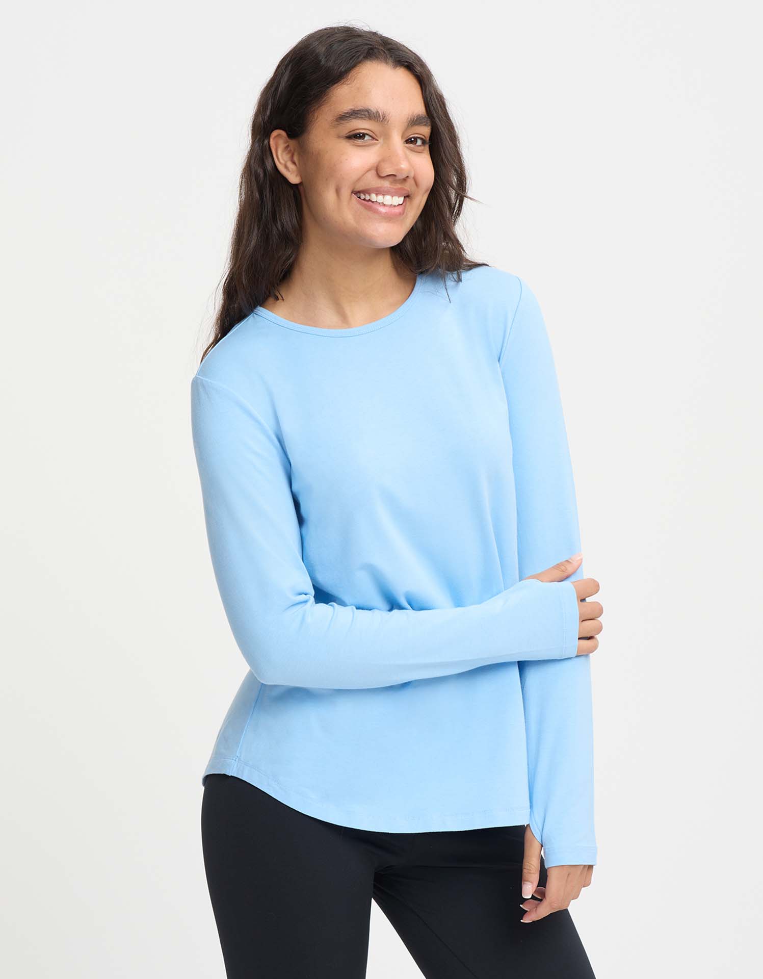 Loose Fit Long Sleeve Swing Top UPF 50+ - Image 36