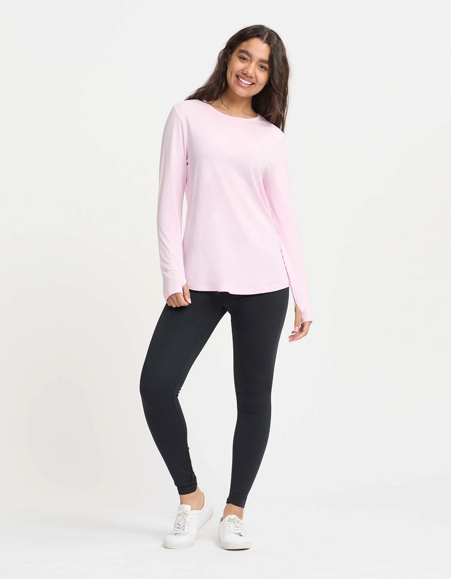 Loose Fit Long Sleeve Swing Top UPF 50+ - Image 42