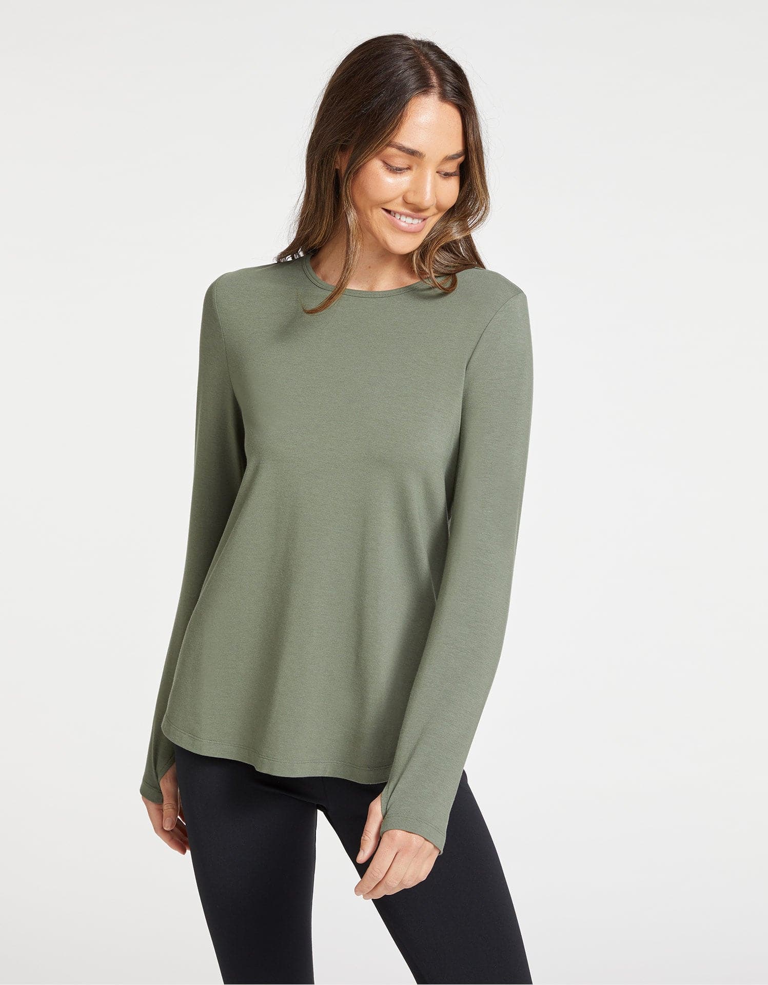 Loose Fit Long Sleeve Swing Top UPF 50+ - Image 9